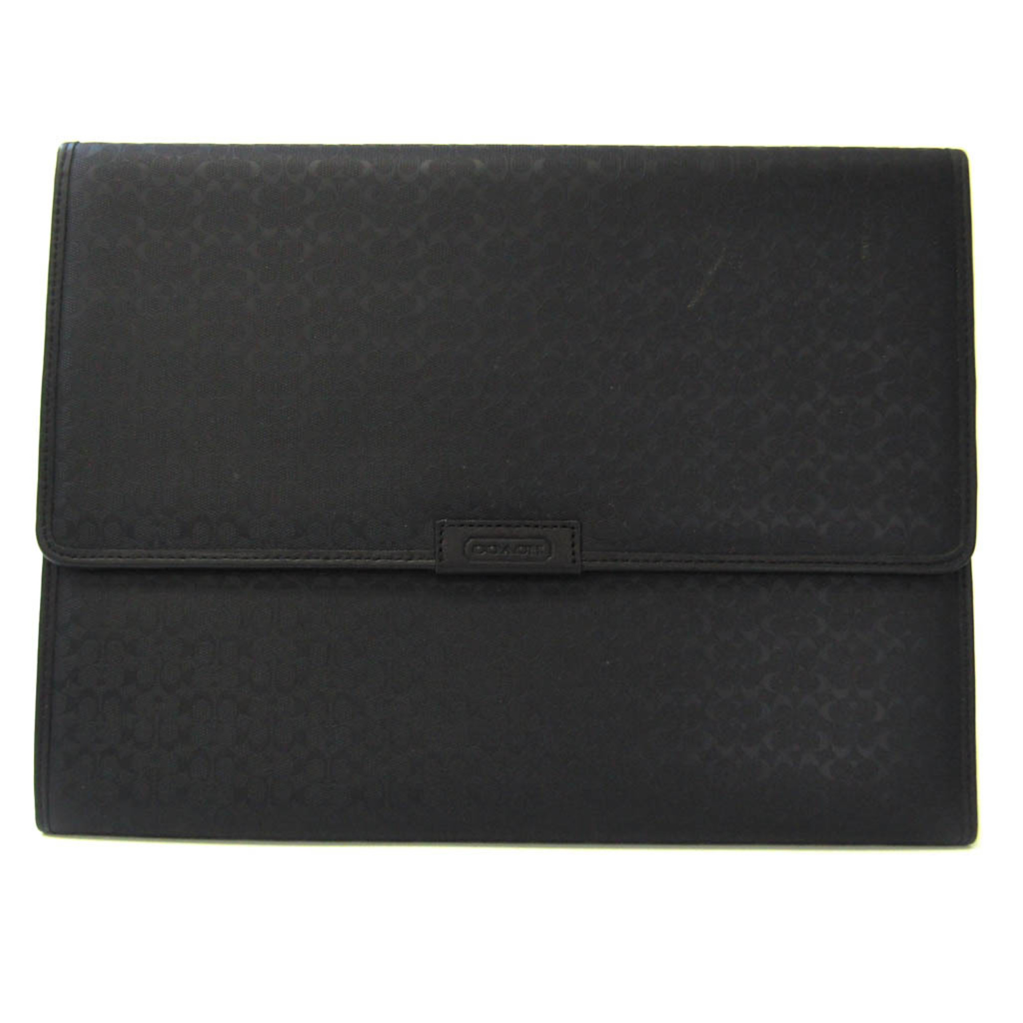 Coach Multi-Case 204434 Women's Pvc Pouch Black
